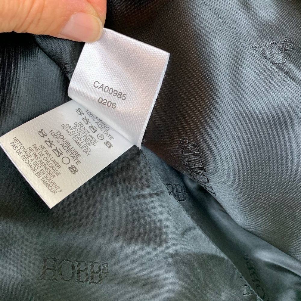 Hobbs Made in England Cashmere Blend Coat Size 10 - Picture 9 of 12